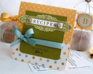 Melissa Phillips - Recipe Box and Recipe Box Label