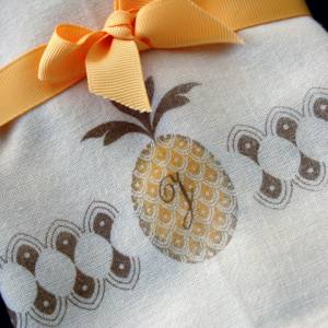 Close up of towels