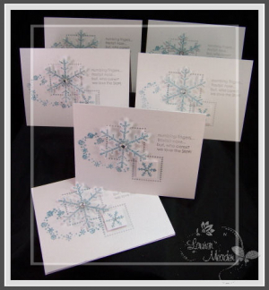 gently falling card set