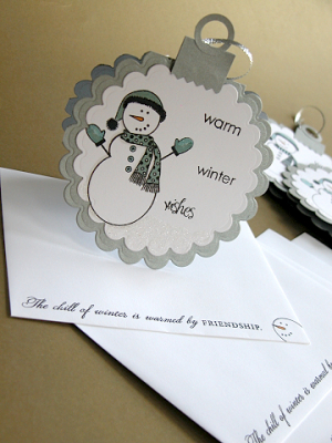 Holiday Ornament Punch Card