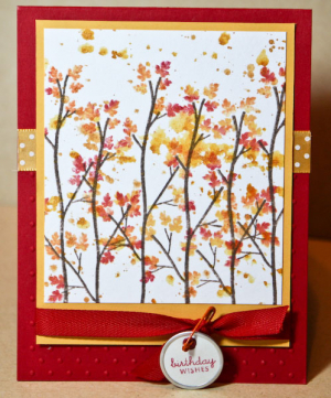Birthday Wishes Autumn Trees