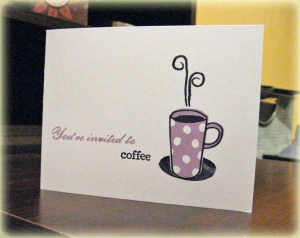 coffee invitation