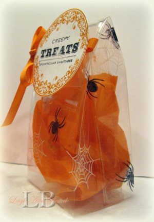 clear halloween box side view