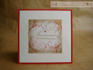 November GSS entries Claire Brennan Quick and easy Christmas Cards