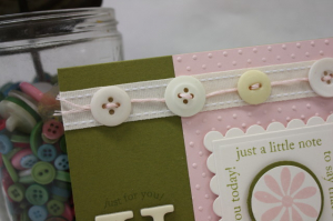 Just A Little Note closeup