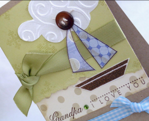 Grandpa I Love You Card detail