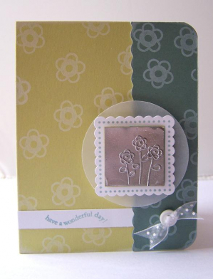 Reverse Embossed Flower Trio