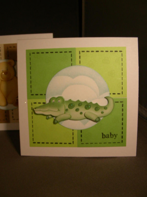 Baby Card Set - Alligator