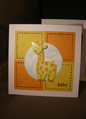 Baby Card Set - Giraffe