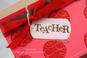 Teacher We Appreciate You card detail