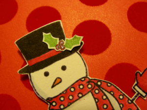 Christmas image in Oval set