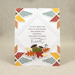Thankful Heart Quilt Card