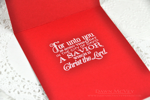 O Come Let Us Adore Him inside