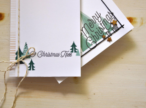 Treetops Glisten Card Duo