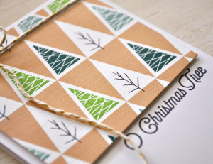 O Christmas Tree Card Detail
