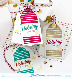 Betsy Veldman - Minute to Make: Holiday Tags 1 + 2