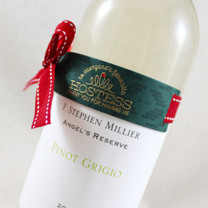Hostess Wine Bottle Tag Close Up Gallery