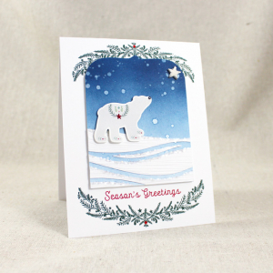 Polar Bear Season's Greetings Card Gallery