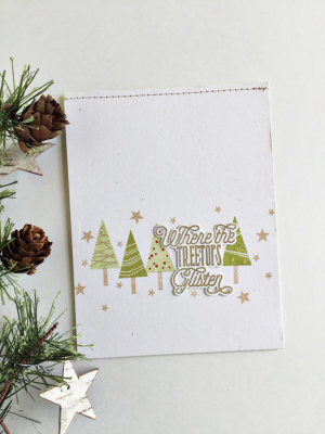 Where Treetops Glisten Card