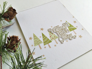 Where Treetops Glisten Card - detail