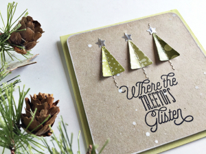 Paper Trees Card - detail