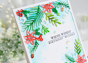 Kay Miller - Cover Plate:Winter Floral
