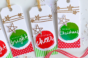 Kay Miller - Wet Paint Holiday Tags