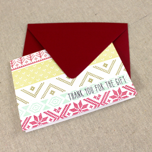 Christmas Thank You Note