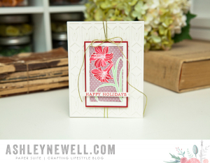 Happy Holidays Amaryllis