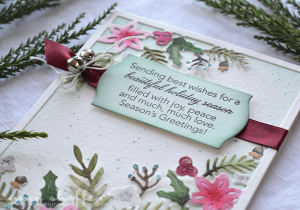 Winter Floral Cover Plate