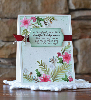 Winter Floral Cover Plate
