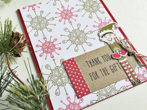 Holiday Thank You Card - detail