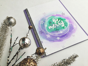 Be Merry Card - detail