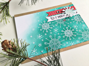 Let it Snow Card - detail