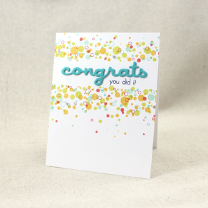 Confetti Congrats Card