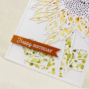 Sunflower Birthday Close Up