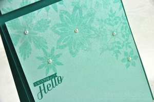 Winter Hello detail