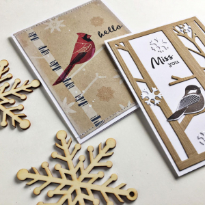 Winter Woods projects - detail
