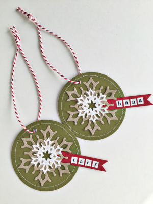 Snowflake Tags