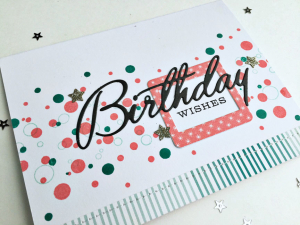 Birthday Wishes Card - detail