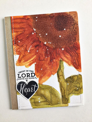 Trust in the Lord Sympathy Card