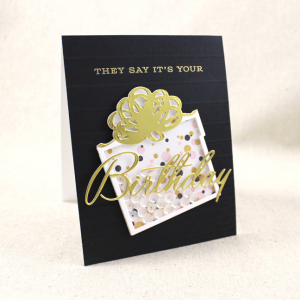 Confetti Present Card