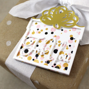 Confetti Present Gift Tag