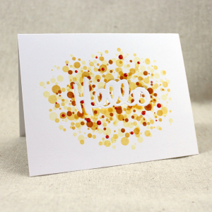 Confetti Hello Card