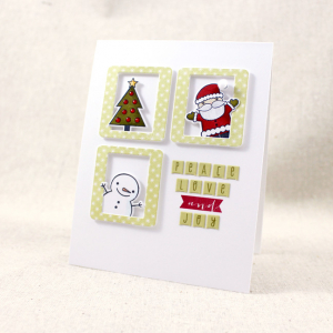 Peace Love & Joy Card