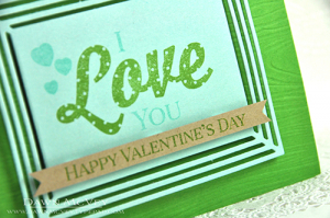 I Love You detail
