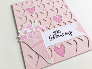 Merci Beaucoup Card - detail