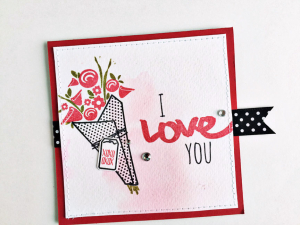 I Love You Flowers Card