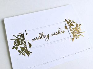 Wedding Wishes Card - detail