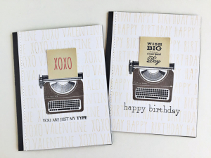 Just My Type Cards
